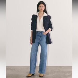 NWT Everlane Way-High Sailor Jean Vintage Blue Size 30